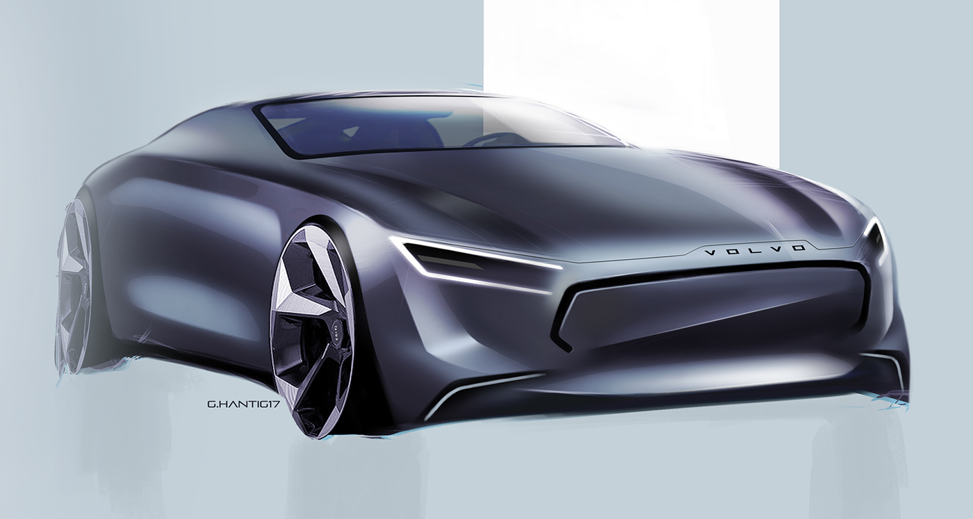 car design sketches 2-让你打开眼界的国外汽车现代设计欣赏