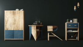 Slice series wood furniture-切割家具系列