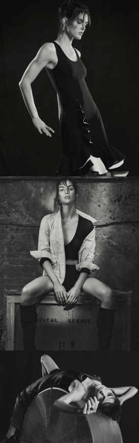 希拉里・洛达-T杂志-宽松的形状和芭蕾平底鞋，别致的风格