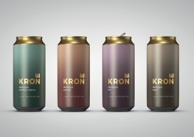 Krone-一个来自挪威用精美包装来诠释它王位的酒。该设计的特点是黄金着色和排版，提升了产品，使其脱颖而出