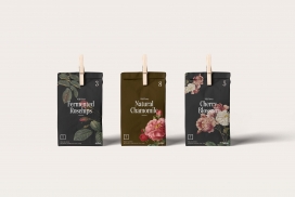 体现了简单的复杂性的茶叶包装-创造了这种概念性的包装和品牌，提供了体现简单复杂性的整体外观。