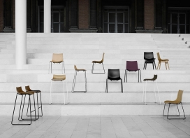 传奇的丹麦品牌Carl Hansen＆Søn第一次与美国设计师Brad Ascalon合作发布了110年历史上的椅子