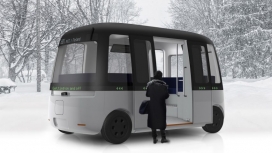 无印良品为芬兰设计的“友好”自动穿梭巴士
