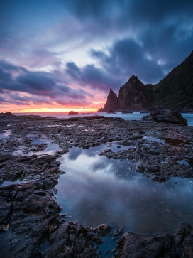 朝霞湖美景