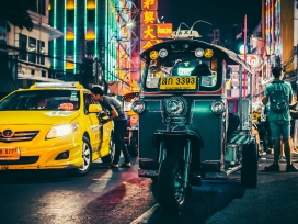 泰国出租车街头