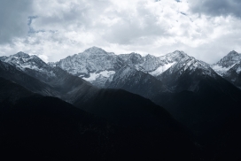 雪山美景