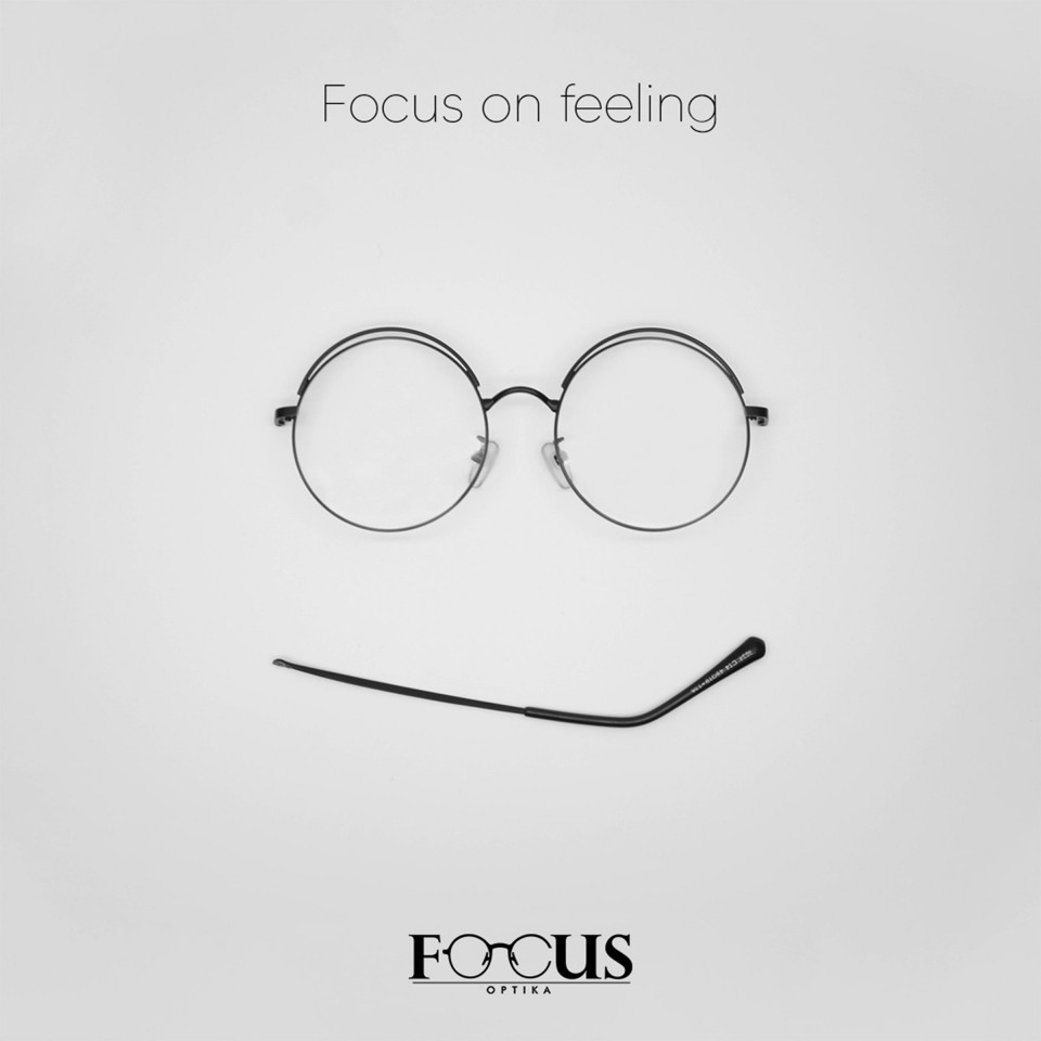 focus optika眼镜平面广告