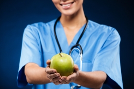 给你青色苹果的蓝衣护士
