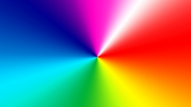 锥型的彩虹色块图