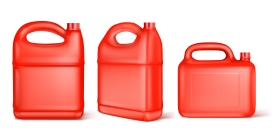 红色油桶油壶素材下载