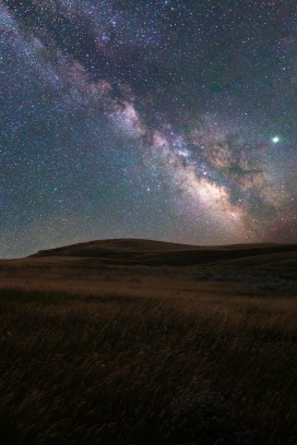 夏季繁星星空图