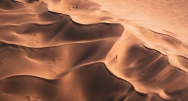 细腻丝滑的沙漠沙丘图
