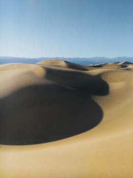 立体下的沙丘地貌图