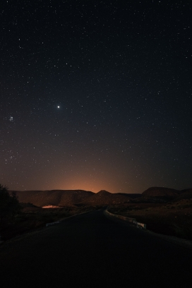 夏季南极星空美景图