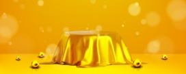 金色桌布珍珠素材