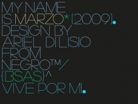 葡萄牙Marzo Font瘦小印刷英文字体设计欣赏