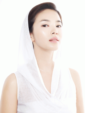 韩国宋慧乔化妆代言某品牌美白面膜广告摄影
