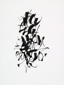 美国Letter Art Gallery 01疯狂手绘字体设计欣赏