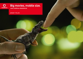 法国Vodafone沃达丰电信通讯平面宣传广告