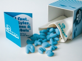 欧美Albert.A Fontdesign 2D  3D儿童零食宣传蓝色企业画册设计欣赏