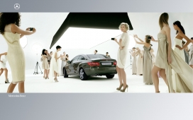 全新梅赛德斯Mercedes-Benz-奔驰E级双门轿跑车高清晰华丽香车美女欣赏