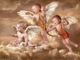 高清晰儿童天使摄影图欣赏