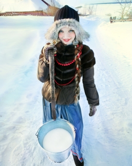 俄罗斯Winter holidays冬季假期人像