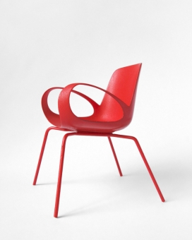Chair ok(small version)休闲红色椅子工业设计