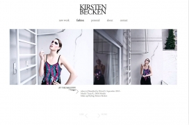 德国Portfolio Kirsten Becken Photography时尚人像摄影网站截图