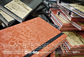 Filter017 Embossed Notebook记事本设计