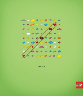 丹麦乐高LEGO玩具游戏平面广告