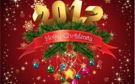 2012高清晰圣诞节素材壁纸