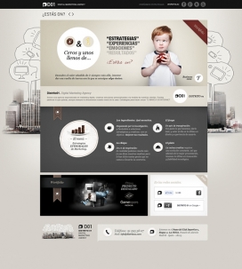 设计新的品牌理念和数字营销机构的新网站-Web distrito01