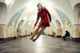 莫斯科地铁-人像漂浮艺术