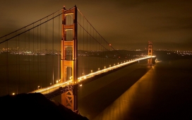 高清晰宏伟的跨江大桥！