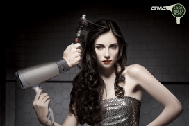 Atma Hairdryers吹风机创意平面广告