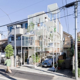 日本建筑师Sou Fujimoto-脚手架“裸体”房屋建筑