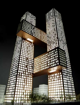 丹麦建筑师BIG设计-汉城高耸的公寓大楼