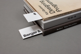 Berger&Föhr设计公司-宣传册名片设计欣赏