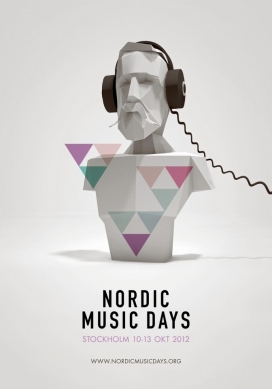 Nordic Music Days北欧音乐节平面广告