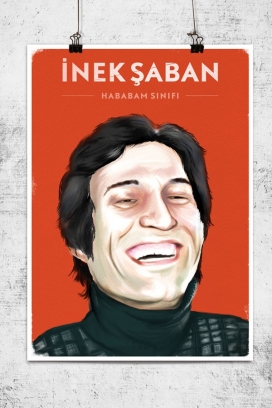 hababamSınıfı-人物肖像插画海报-土耳其伊斯坦布尔Kursat Unsal插画师作品