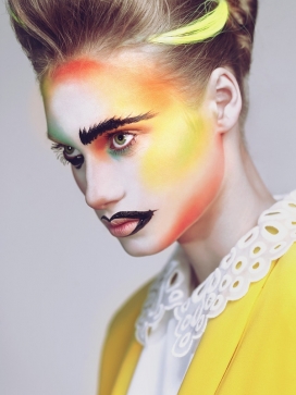 Get Frilled人脸彩妆艺术-俄罗斯Igor Oussenko化妆品摄影师作品