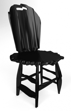 巴西设计师Estudio Guto Requena歪曲的椅子