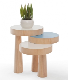 三环层叠圆凳子-德国Philipp Beisheim家居设计师作品