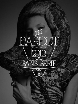 Bardot Type优雅字体设计-优雅简洁设计，尤其是用于杂志和时尚刊物的标题，排版-墨西哥瓜达拉哈拉Pancho López设计师作品