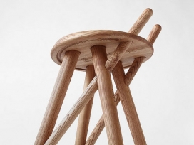 创意木椅吧-捷克LUGI家居家具设计作品