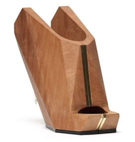 木屐超级厚金属铰链固定木质鞋-伦敦Cat Potter鞋设计师作品