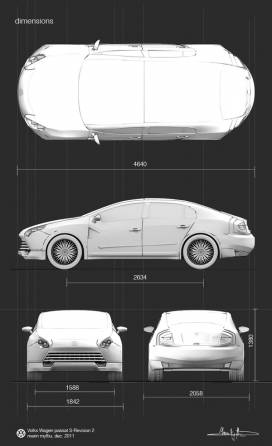 大众VW帕萨特PASSAT S修订版2-阿尔巴尼亚地拉那Marin Myftiu设计师作品