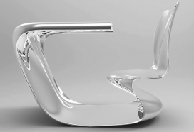 Folding折叠透明椅子-英国伦敦Youri Jedlinski家居设计师作品