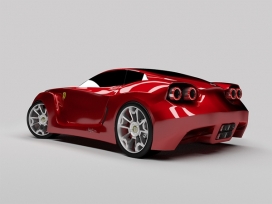 阿尔巴尼亚地拉那Marin Myftiu设计师作品-Ferrari法拉利Fx1 RR概念车从手绘到真实设计